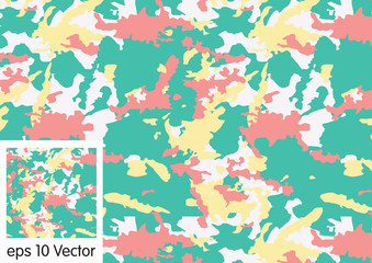 Seamless, Camouflage pattern vector
