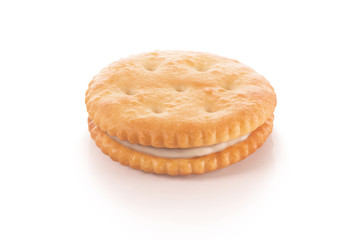 biscuits isolated on white background