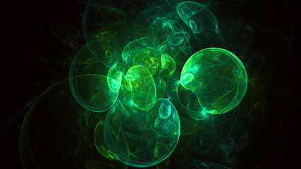 Obraz premium Illustrated fractal background 