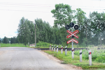 railroad crossing lights