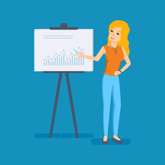 Shared information, discuss business issues with audience of business colleagues.