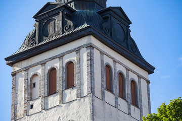 Fototapeta premium St. Nicholas Church bell tower in Tallinn, Estonia.