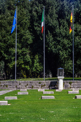 The german war cemetery of the city of montecassino