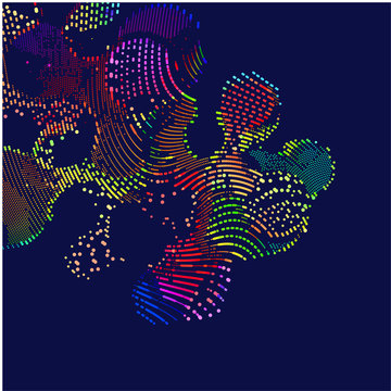 abstract vector background-Dot Graphics
