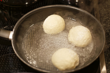 baking yeast dumplings
