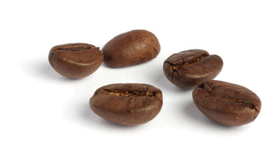 Coffee beans. Isolated on white background
