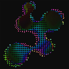 abstract vector background-Dot Graphics