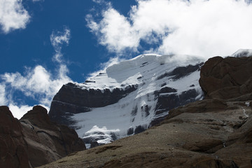 Obraz premium Mount Kailash Himalayas range Tibet Kailas yatra