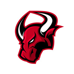 Furious bull sport vector logo concept isolated on white background. Professional team badge design.
Premium quality wild animal t-shirt tee print illustration.