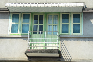Fototapeta na wymiar window with balcony