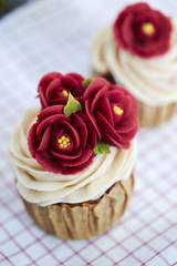 Flower cupcake 