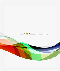 Fototapeta premium Business wave corporate template