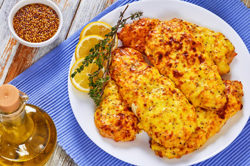 grilled Chicken breast, view from above