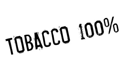 Tobacco 100 rubber stamp. Grunge design with dust scratches. Effects can be easily removed for a clean, crisp look. Color is easily changed.
