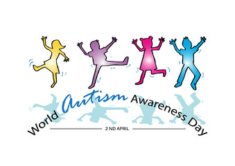 Autism awareness design 