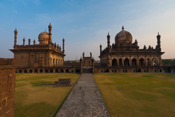 Ibrahim Roza Rauza Mausoleam Rear Early Morning in Bijapur, India © Pius Lee