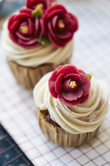 Flower cupcake 