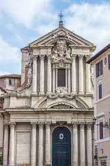 Fototapeta na wymiar Santi Vincenzo e Anastasio a Fontana di Trevi (Saints Vincent and Anastasius at Trevi)