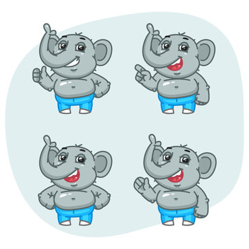 Elephant Shows and Indicates Character Set