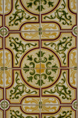 green and yellow tiles