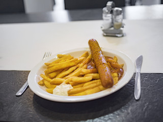 Essen in der Kantine