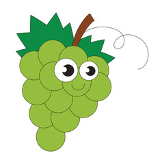 Cartoon outlined object.