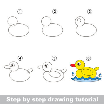 Drawing tutorial for preschool children.