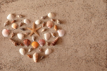 Herz aus Muscheln  © hecke71