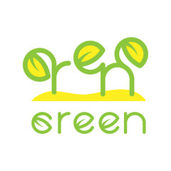  logo of green