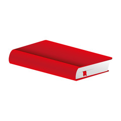 red book closed icon, vector illustraction design