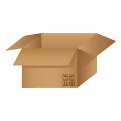 box open with symbols icon, vector illustaction design