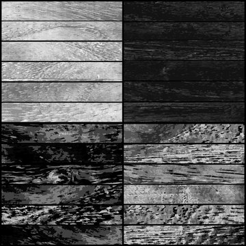 Set of Wood texture. Vector