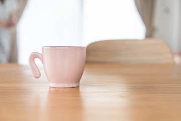 coffee cup on table