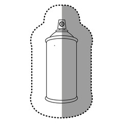 contour aerosol sprays icon, vector illustraction design