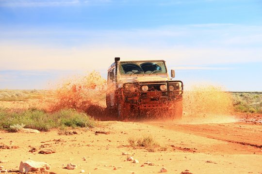 Adventure driving in Australian outback