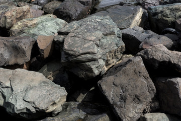 Dark stones, would make a very good background