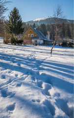 Old house at the foot of Szrenica mountain