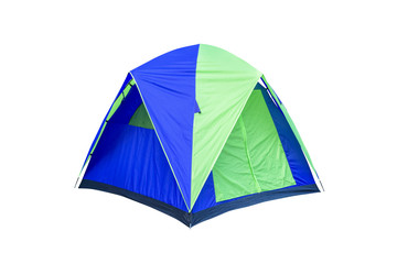 Tent isolated on white, This has clipping path.