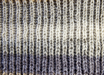 Texture of knitted striped cloth
