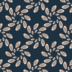 Fototapeta premium Ethnic flower seamless pattern background