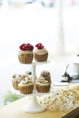 Flower cupcake 