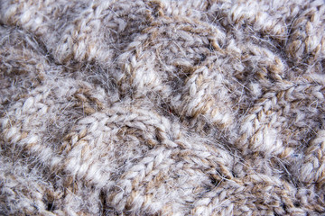 Part of knitted fabric macro