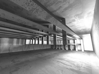 Abstract geometric concrete architecture background