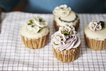 Flower cupcake 