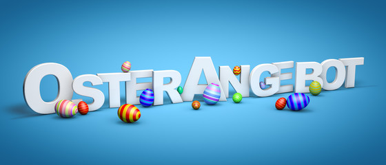 Osterangebot / Ostern / 3d / Eier