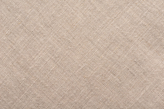Background of natural linen fabric 