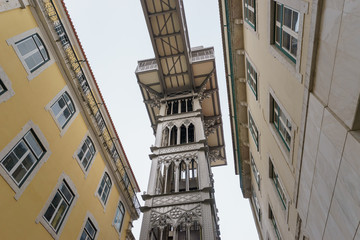 Fototapeta na wymiar Aufzug Santa Justa in Lissabon