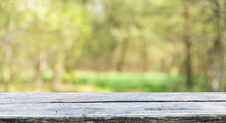 Fototapeta premium Empty table
