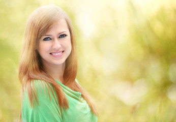 Naklejka premium spring portrait