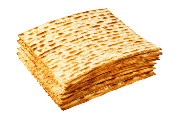 Matzo solated on white